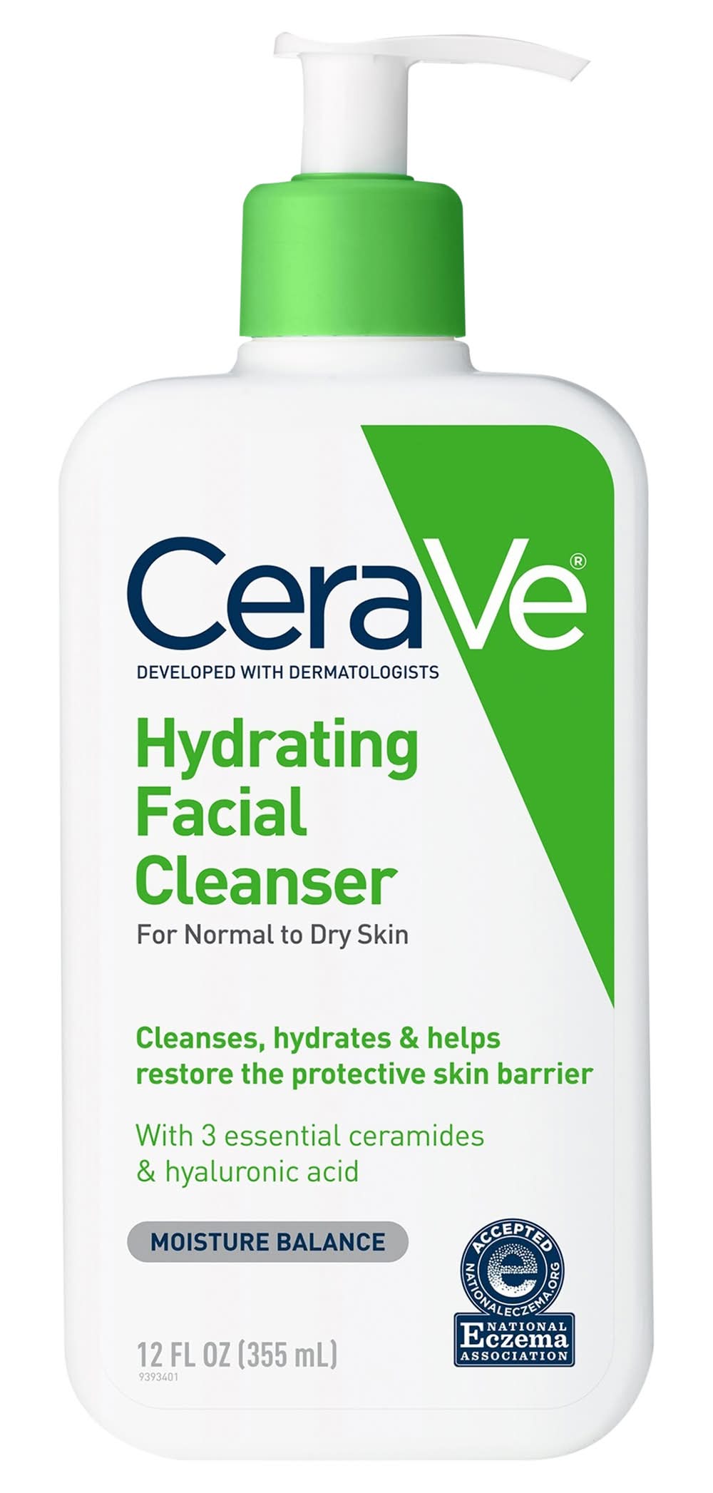CeraVe Moisture Balance Hydrating Facial Cleanser (12 fl oz)