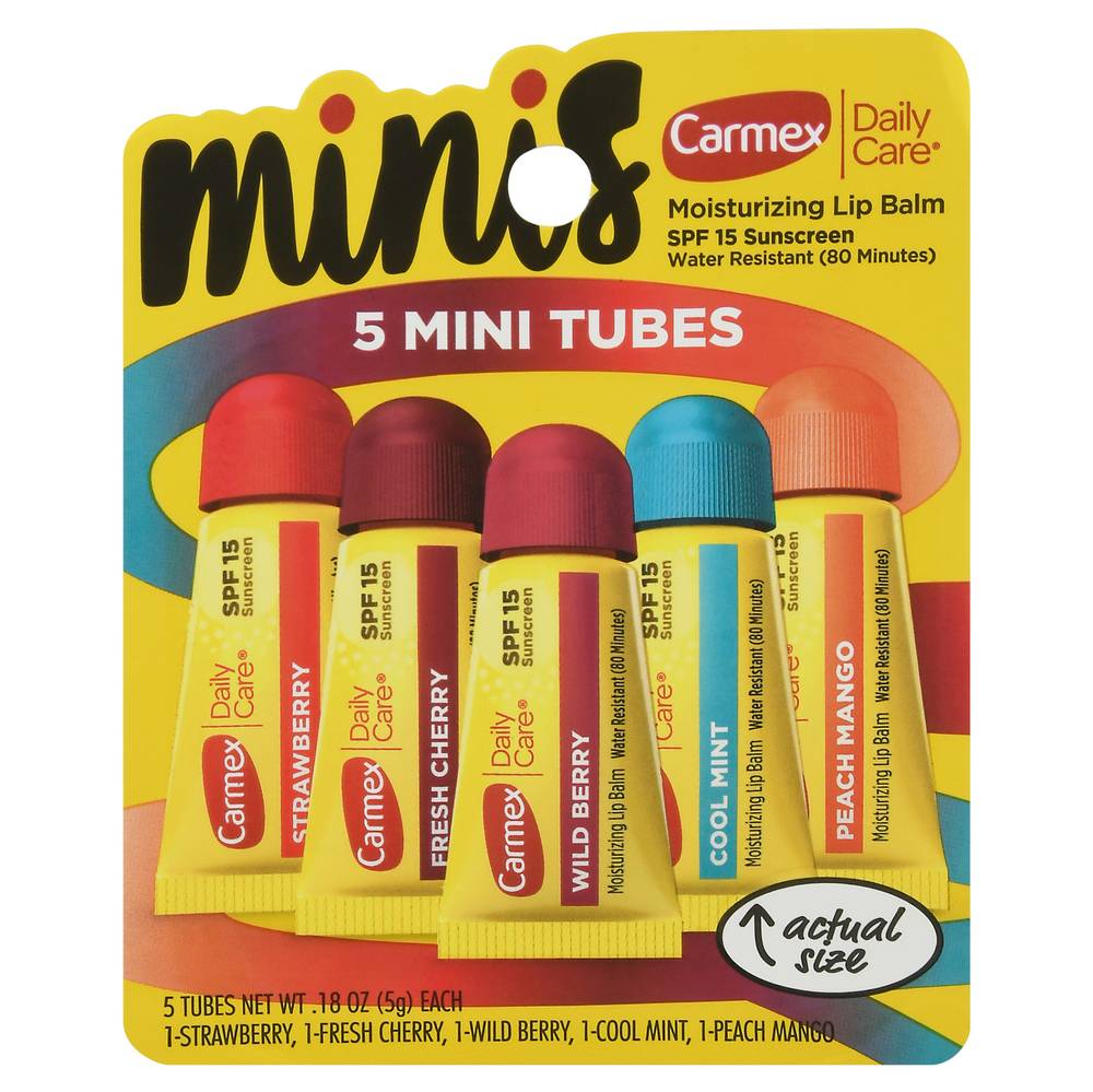 Carmex Daily Care Minis Moisturizing Lip Balm