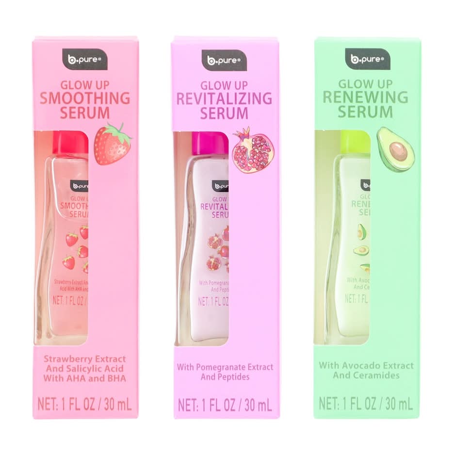 B Pure Glow Up Smoothing Serum Set (3 x 1 fl oz)
