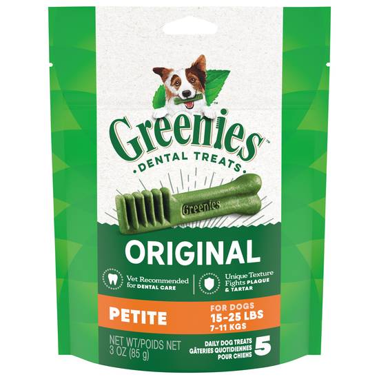 Greenies Dental Daily Original Petite Treats (5 ct)