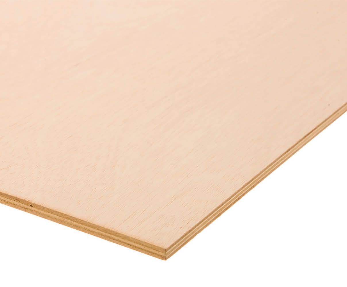 1/4-in x 2-ft x 4-ft Birch Sanded Plywood