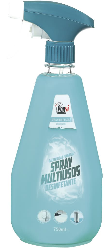 PorSi - Spray desinfetante multiusos, 750 ml