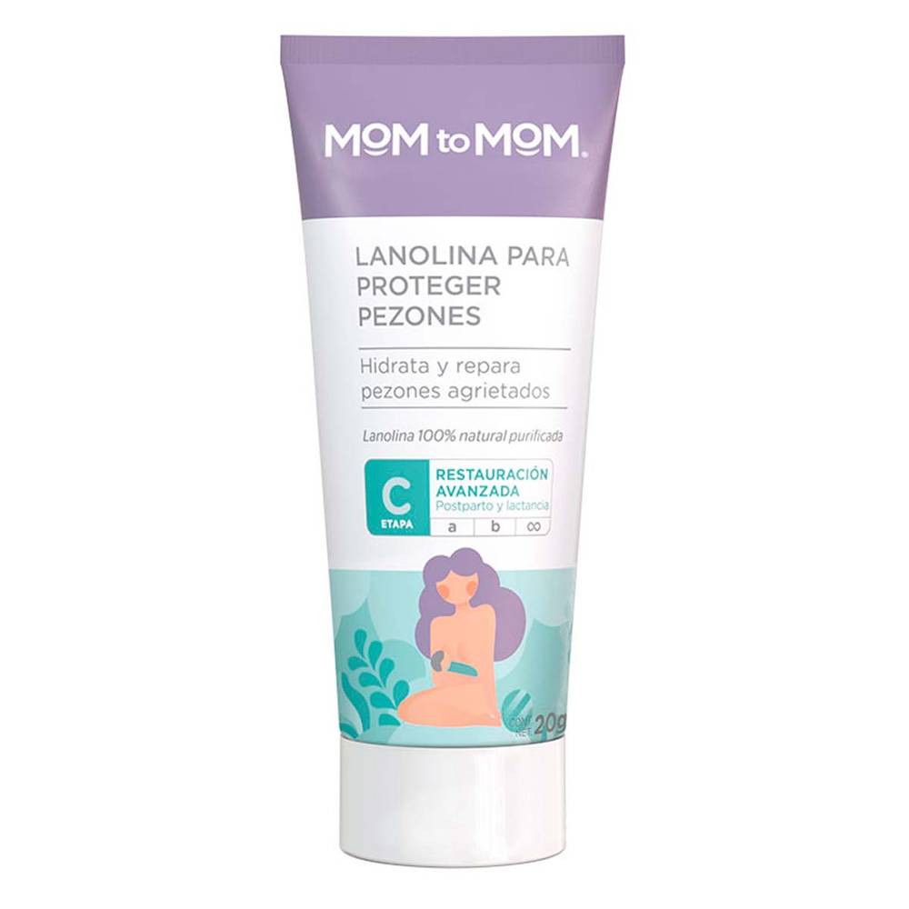 Mom to mom · Lanolina para el cuidado de pezones (20 g)