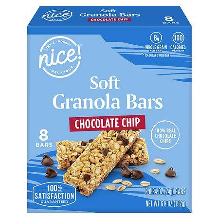 Nice Chocolate Chip Chewy Bars (6 ct)