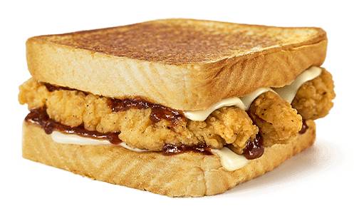 Honey BBQ Chicken Strip Sandwich