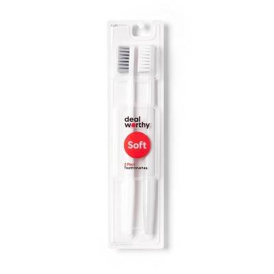 Dealworthy Basic Manual Soft Toothbrush (2 ct)