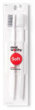 Dealworthy Basic Manual Soft Toothbrushes (2 ct)