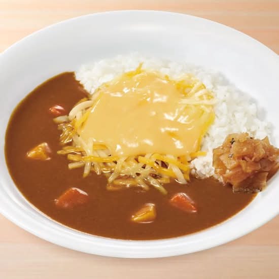 【チーズインハンバーグ付】とろ～りチーズカレー Pork Curry Rice w/ Cheese