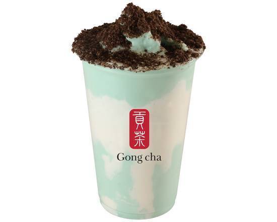 Mint Smoothie and Cookie Crumbs