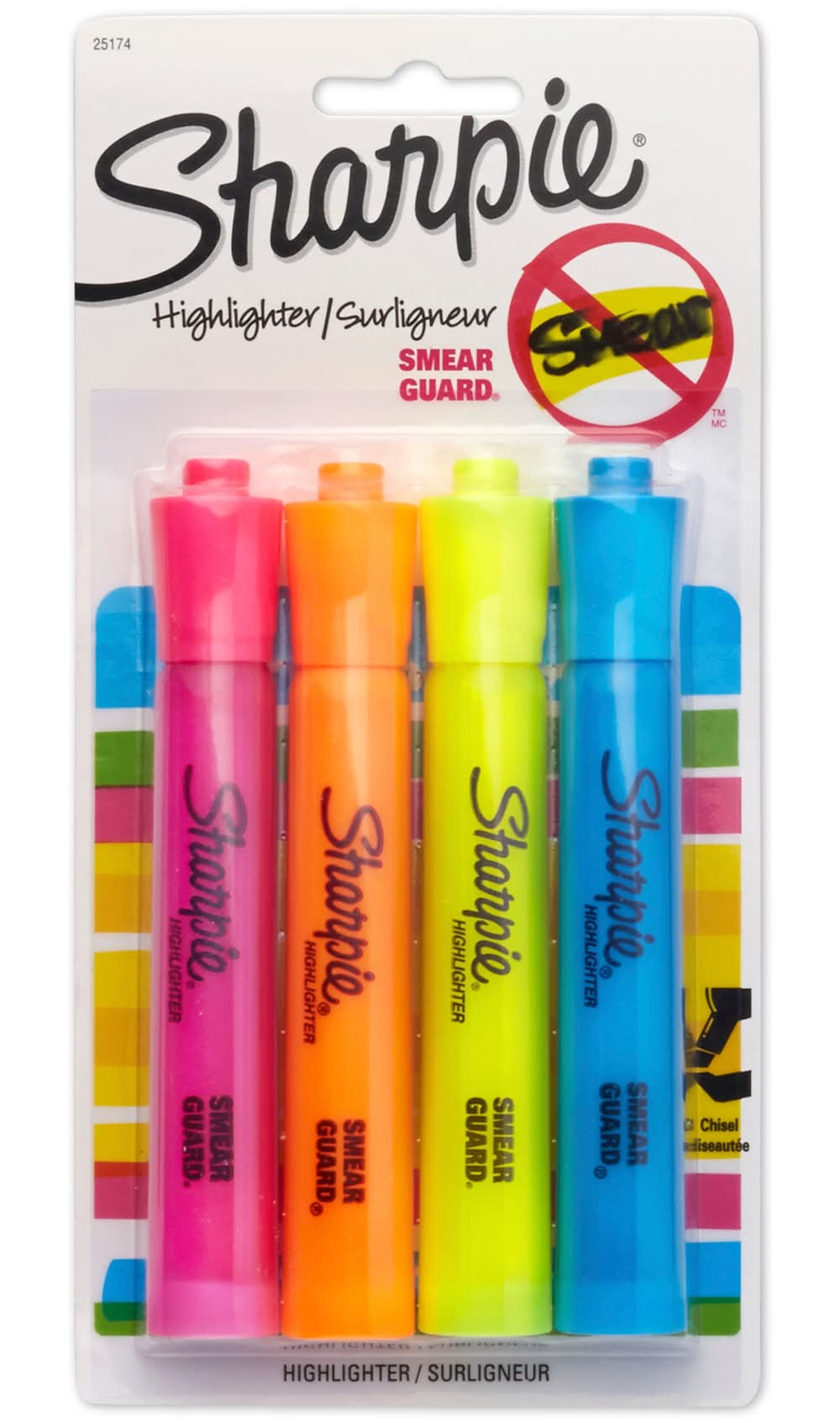 Sharpie 4 -Pack Chisel Multi Marker