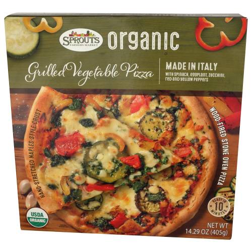 Sprouts Organic Grilled Vegetable Pizza