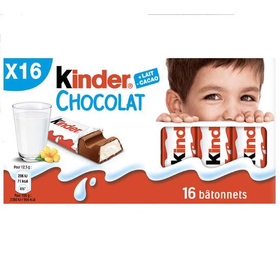 Chocolat - Chocolat - Bâtonnets au chocolat - x16 - Gouter enfant
