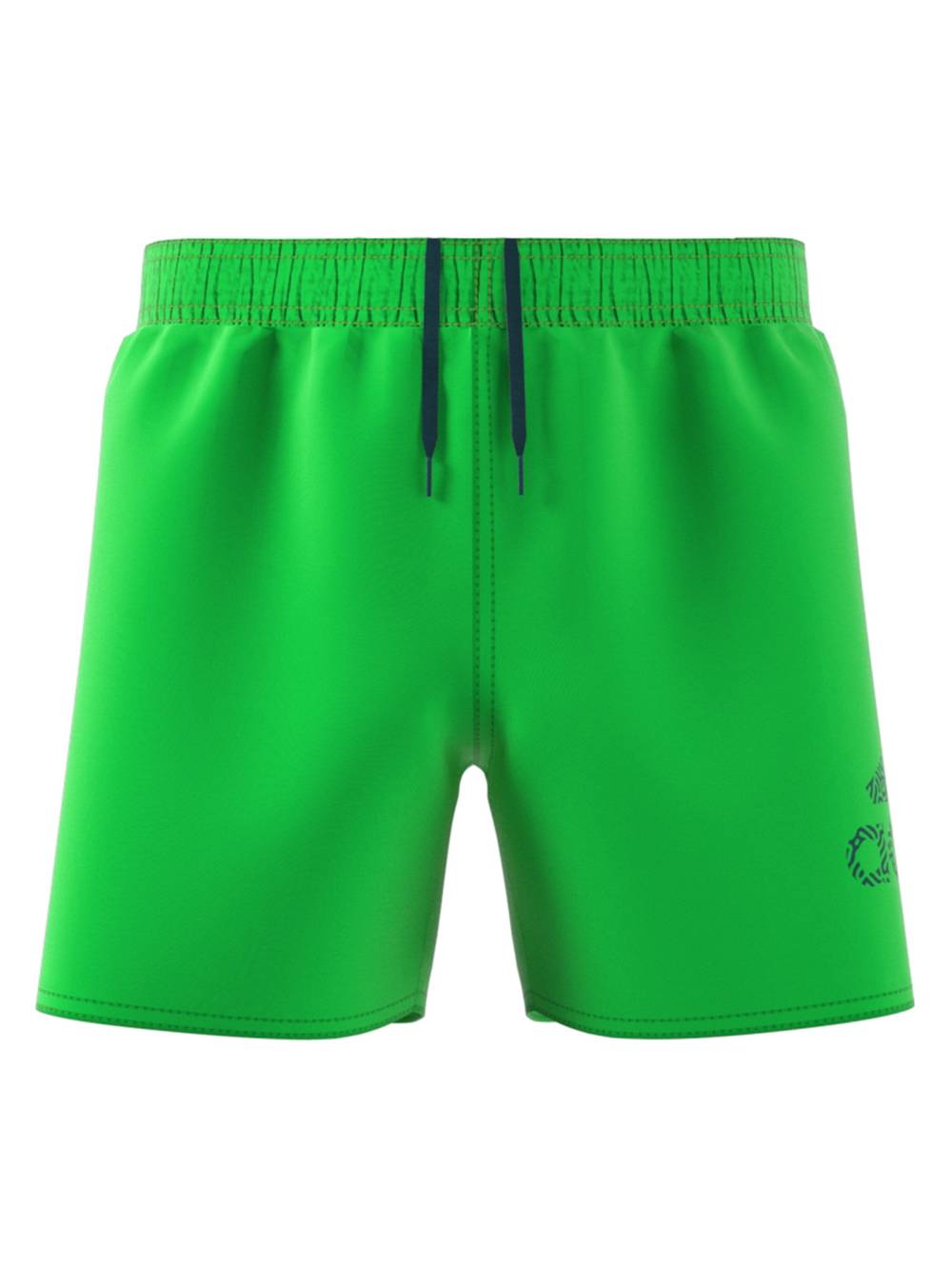 Adidas traje de baño color con cordón en cintura verde claro 'l