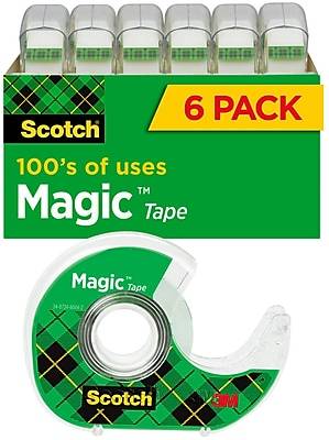Scotch Magic Clear Invisible Tape in Dispensers