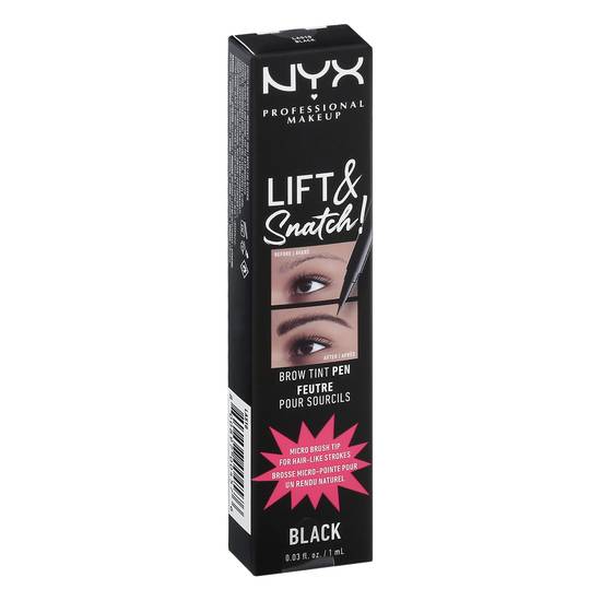 Nyx Lift & Snatch Black Las10 Brow Tint Pen