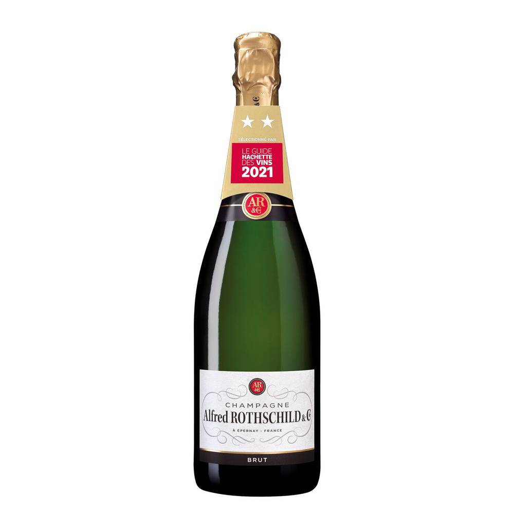 Champagne Grande Réserve brut ALFRED ROTHSCHILD ET CIE - la bouteille de 75cL