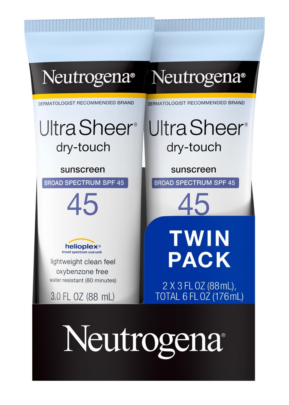 Neutrogena Ultra Sheer Water Resistant Spf 45 Sunscreen (6 fl oz)