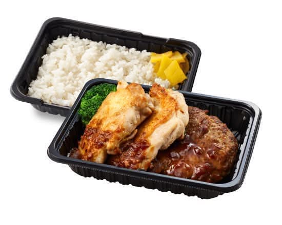 チキンステーキ&ハンバーグ弁当