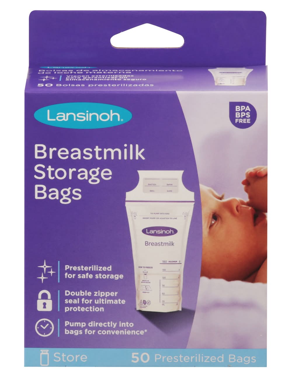Lansinoh Breastmilk Storage Bags (9.6 oz)