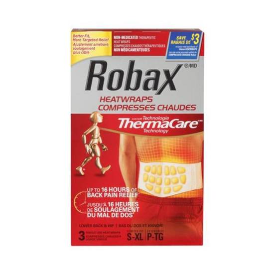 Robax Thermacare Heatwraps (3 units)