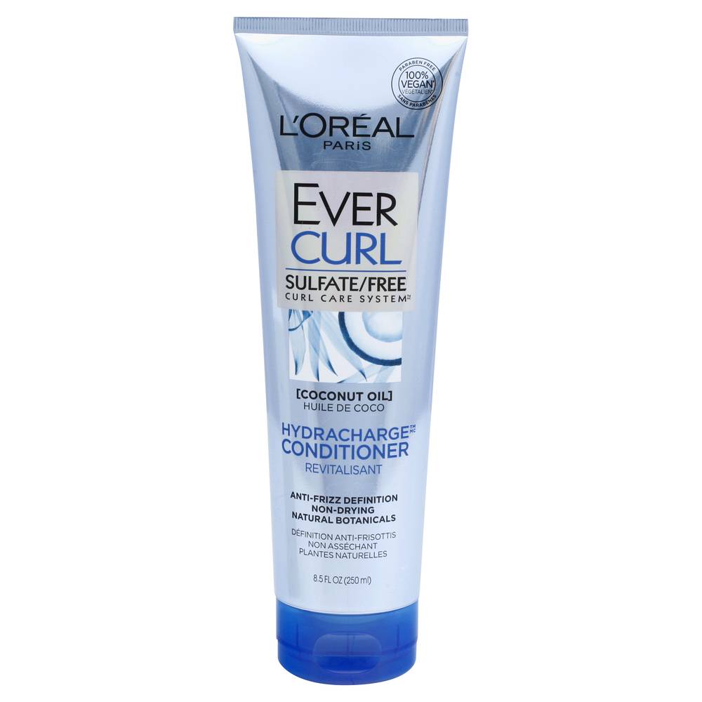 L'Oréal Paris Evercurl Hydracharge Sulfate Free Conditioner With Coconut Oil (8.5 fl oz)