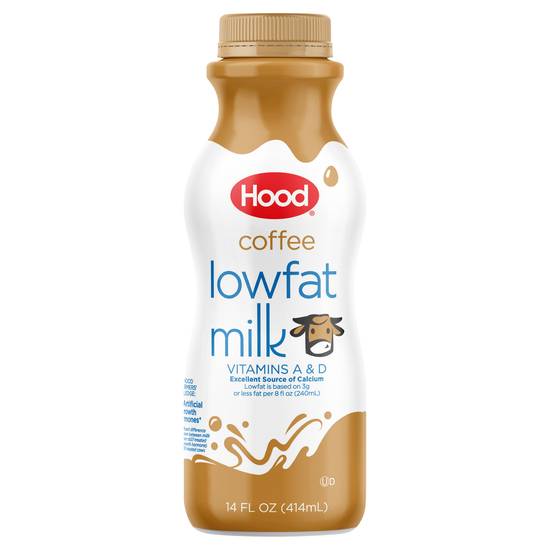 Hood Vitamins a & D Coffee Lowfat Milk (14 fl oz)
