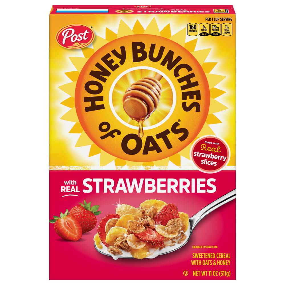 Honey Bunches Of Oats Real Strawberries Cereal (11 oz)