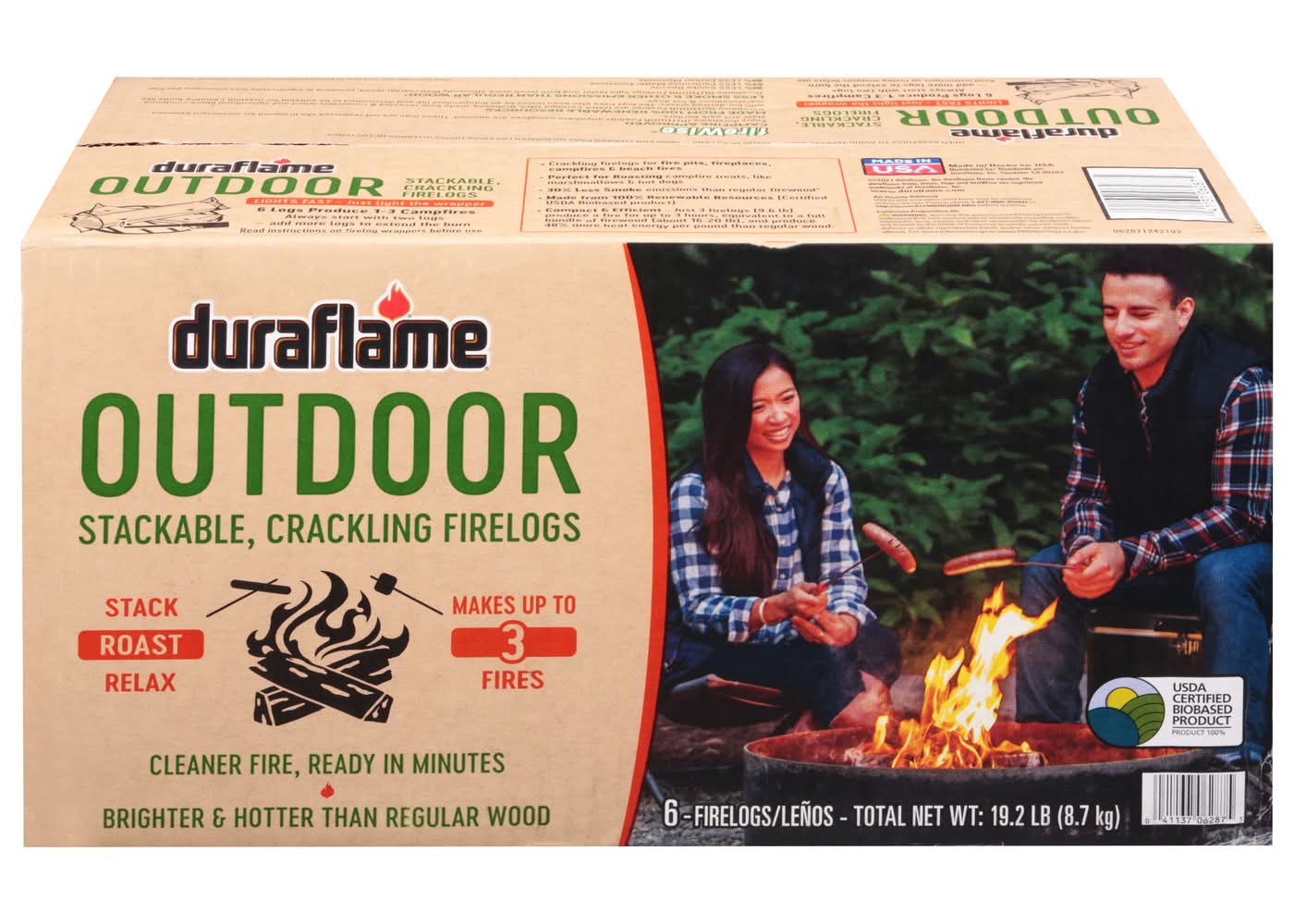 Duraflame Outdoor Stackable Crackling Firelogs