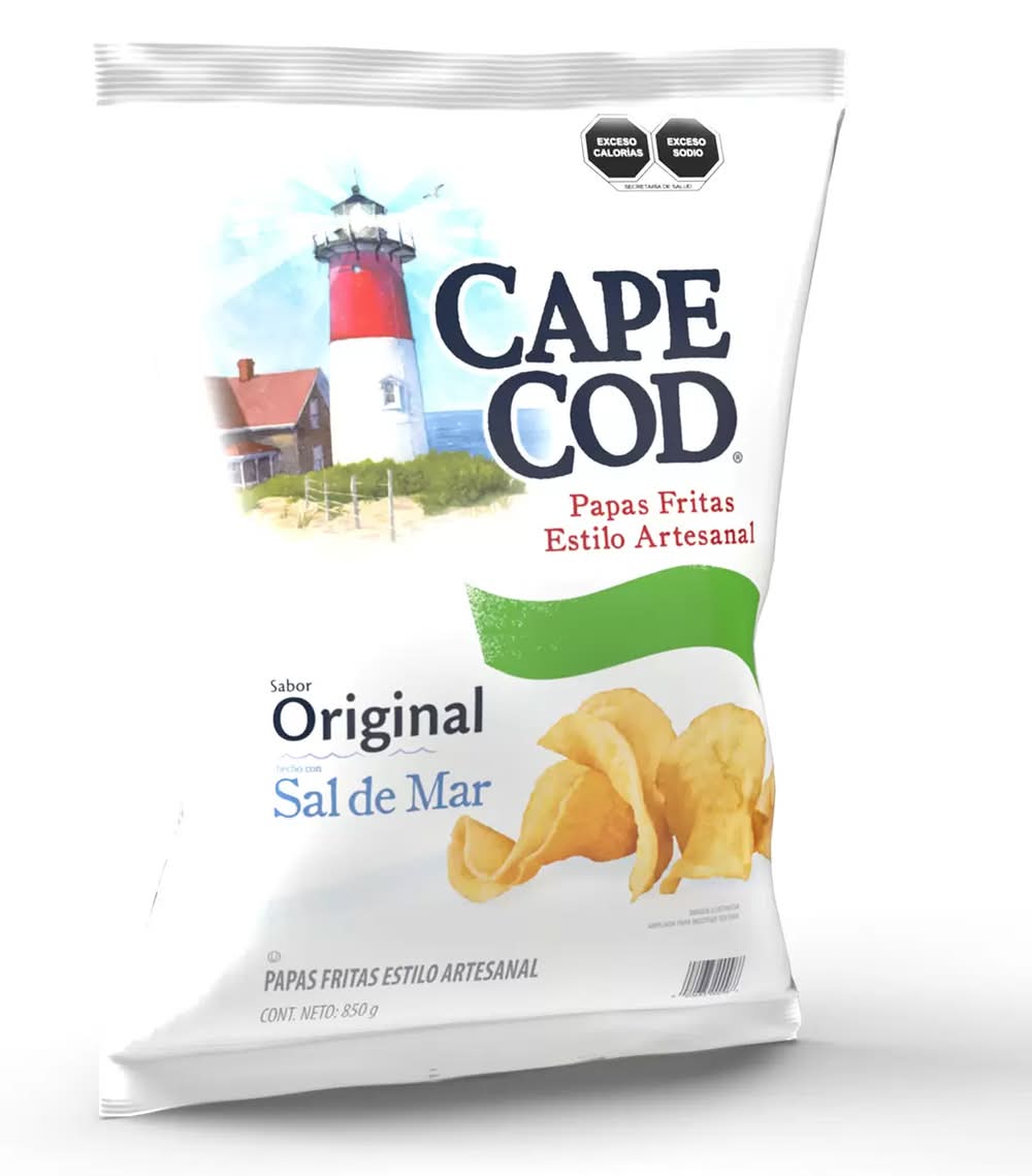 Cape Cod · Papas fritas estilo artesanal, original (850,5 g)