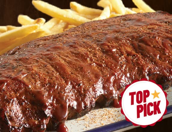 Full-Rack Baby-Back Ribs