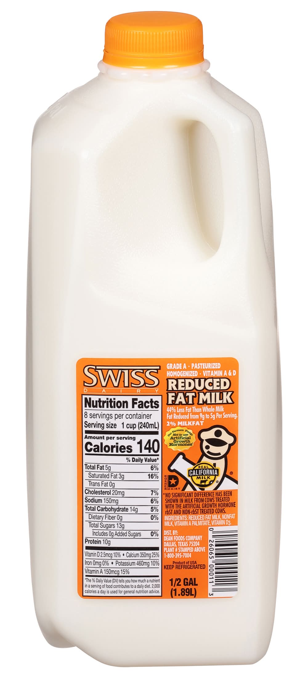 Swiss Dairy Reduced Fat Milk (4.17 lbs)