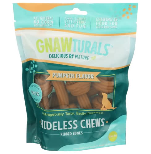 Gnawturals Small-Medium Pumpkin Hideless Chews