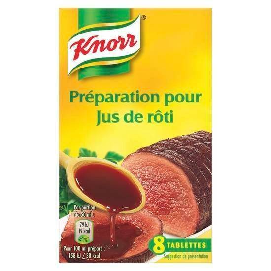 Knorr préparation pour jus de rôti 8 cubes - 72g