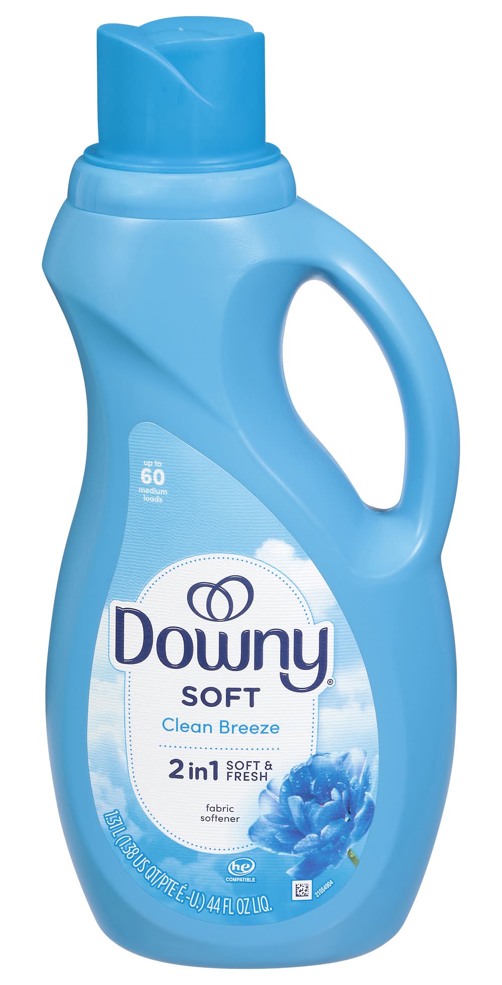 Downy Fabric Softener Conditioner Clean Breeze Liquid 60 Loads (44 fl oz)