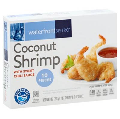 waterfront BISTRO Coconut Shrimp With Sweet Chili Sauce (9 oz, 10 ct)