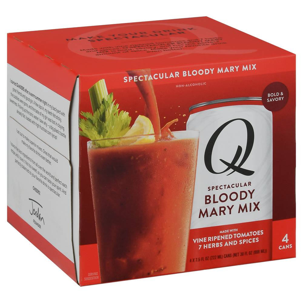 Q Mixers Bloody Mary Mix (4 ct, 7.5 fl oz)