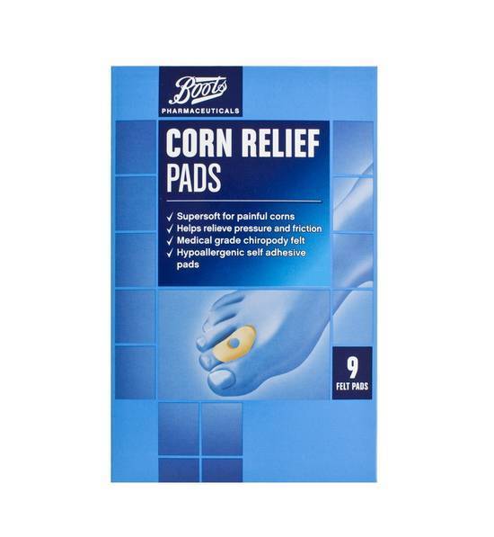 Boots Pharmaceuticals Corn Relief Pads (9 Felt Pads)