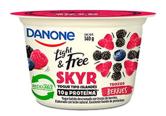 Yogurt Danone skyr berries 140g