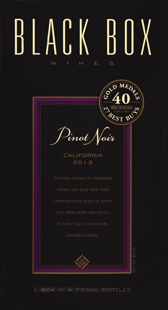 Black Box California Pinot Noir Wine 2016 (3 L box)