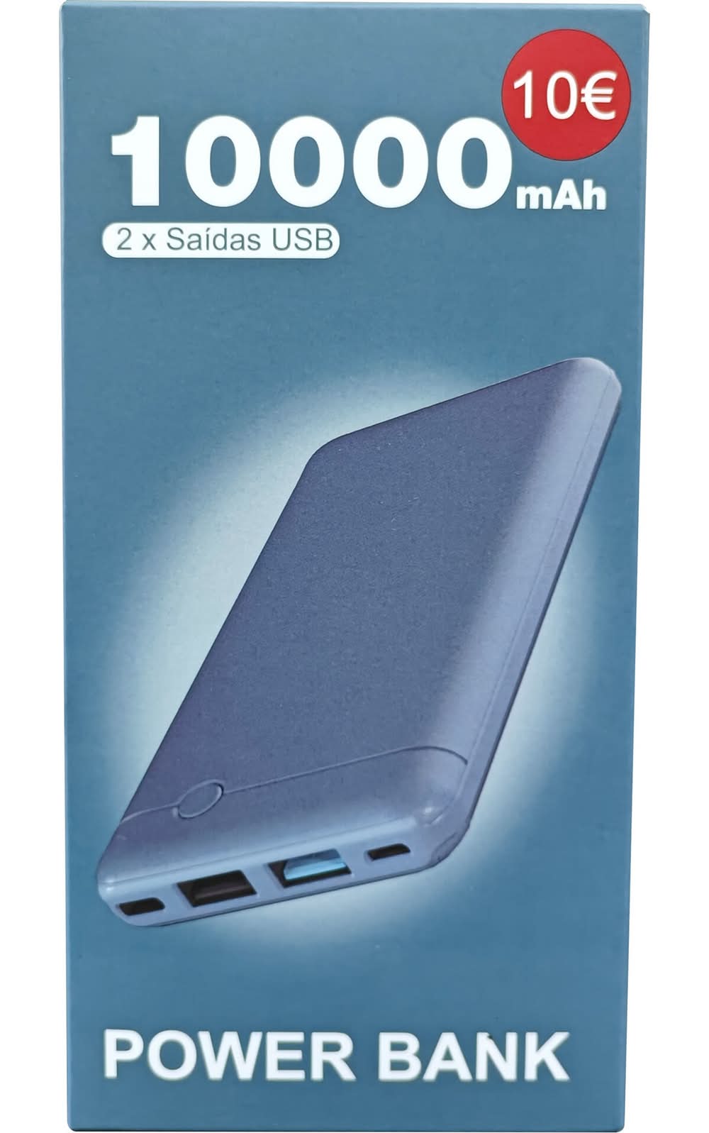 Power Bank 10.000Mah Azul Fusion