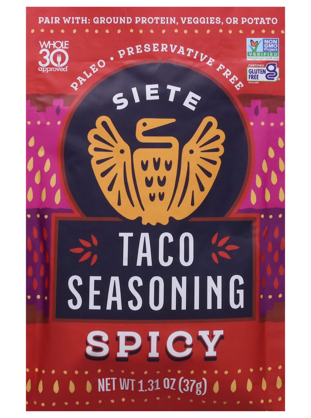 Siete Foods Spicy Taco Seasoning (1.31 oz)