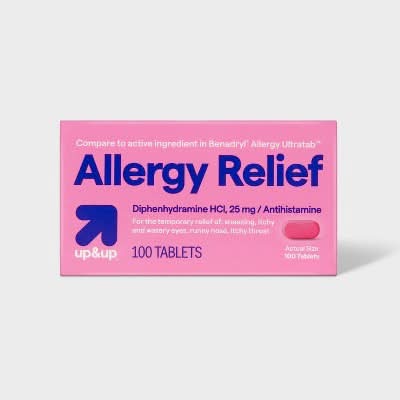 up&up Diphenhydramine Hci Allergy Relief 25mgtablets (100 ct)