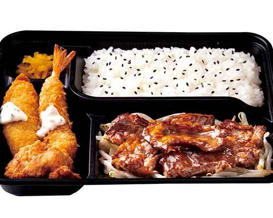 Ｄｘブリスケットカルビ弁当(醤油) Deluxe brisket kalbi beef lunch box soy sauce (with tartar sauce)