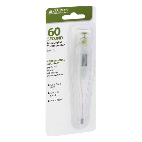 Veridian Healthcare 60 Sec Mini Digital Thermometer