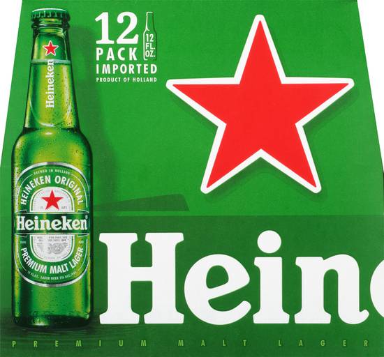 Heineken Premium Malt Lager Original Beer (12 ct , 12 fl oz)