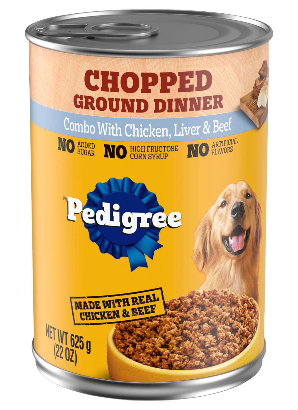 Pedigree Chicken Beef & Liver Meaty Ground Dog Food (22 oz)