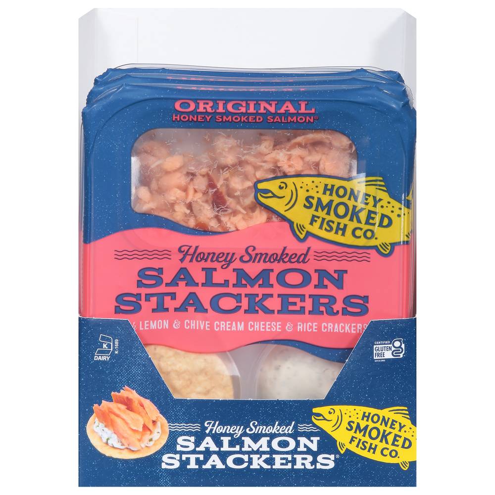 Honey Smoked Salmonâ Salmon Stackers Original 3oz