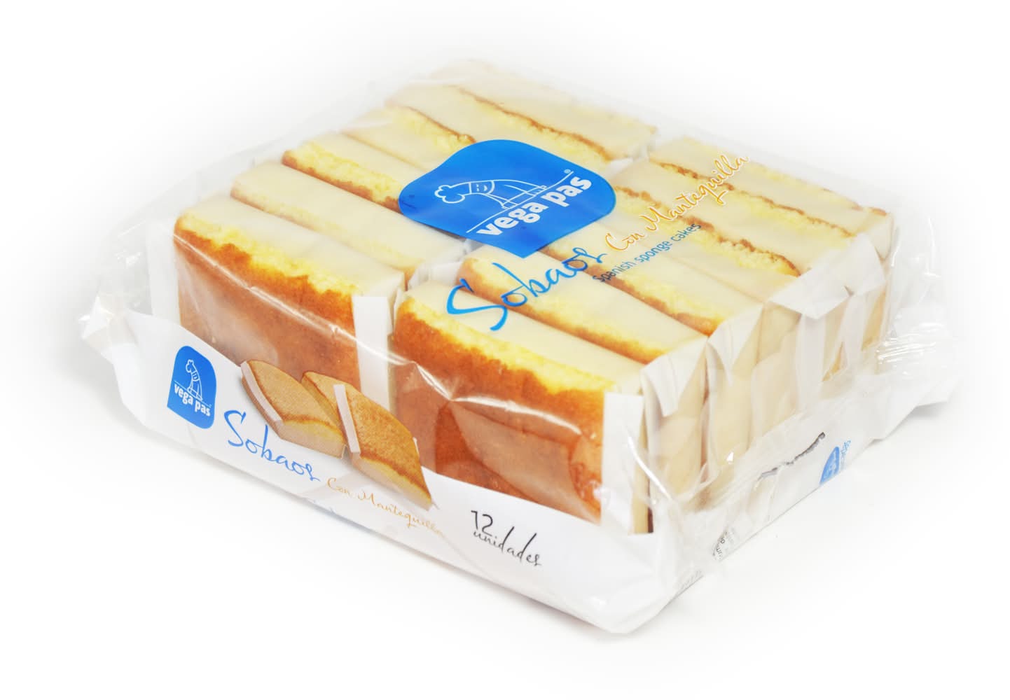 Sobaos de mantequilla · Vega Pas (12 un)