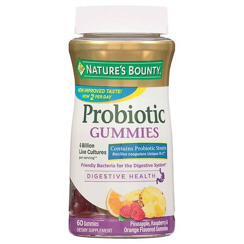 Nature's Bounty Probiotic 4 Billion Live Cultures Gummies - 60.0 ea