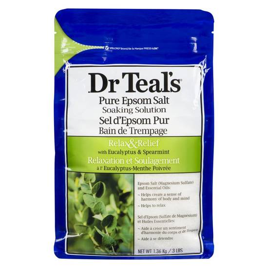 Dr Teal's Epsom Salt, Eucalyptus Spearmint (1.36 kg)